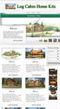 Mobile Screenshot of logcabinhomekits.com